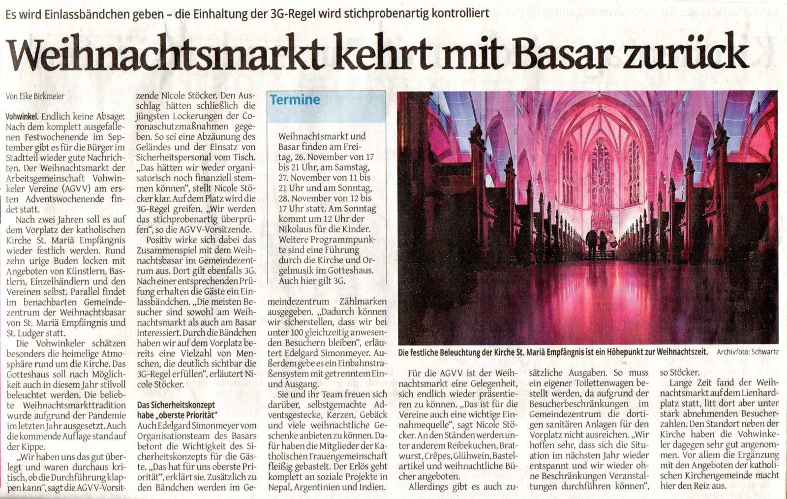 Presse Basar 2021 10 26 (c) WZ Wuppertal