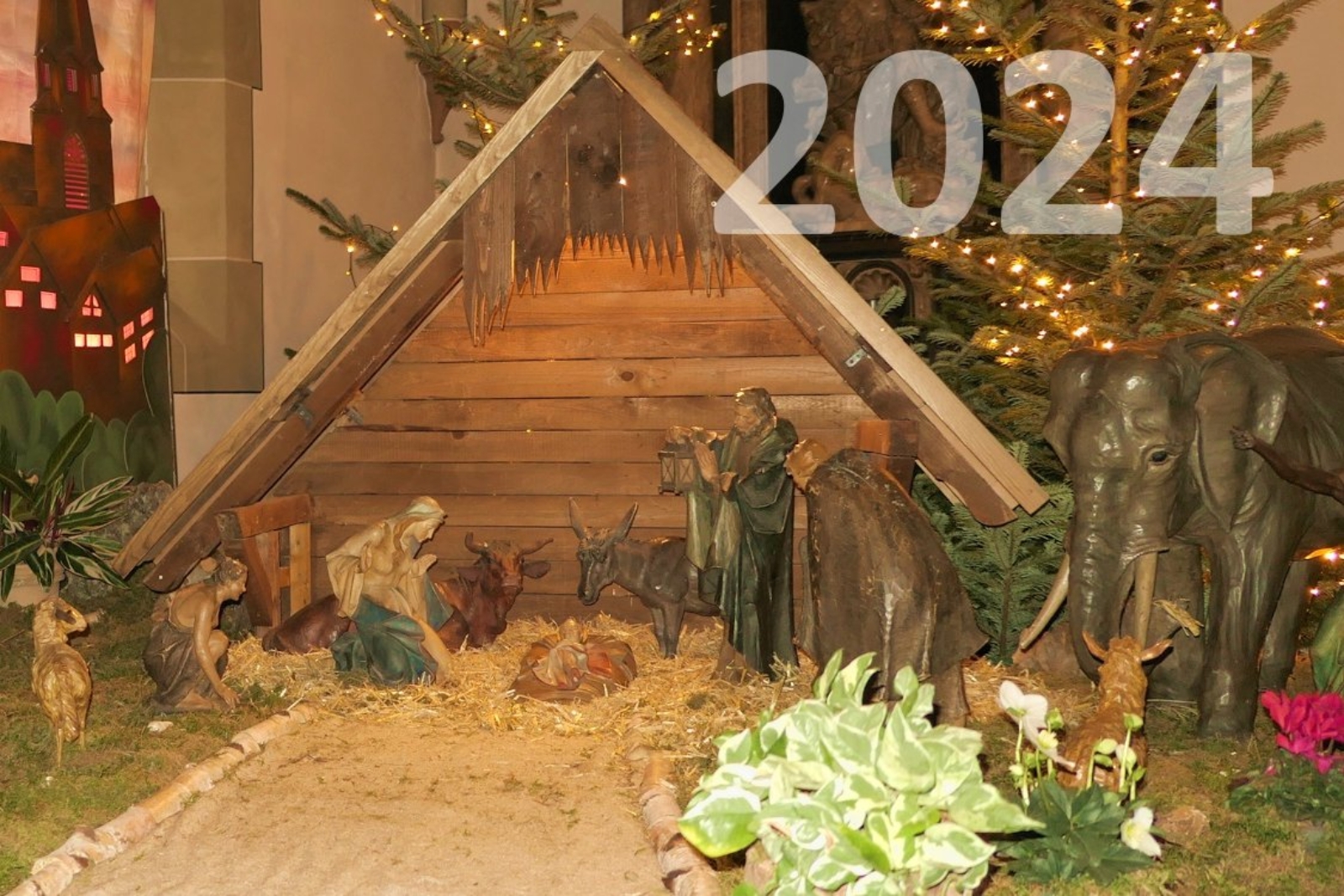 Krippe in St. Mariä Empfängnis 2022 (c) M. Kerk
