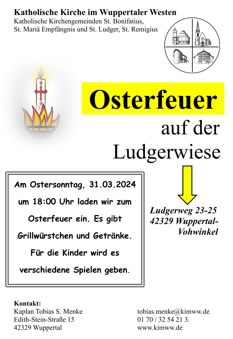 Flyer Osterfeuer 2024