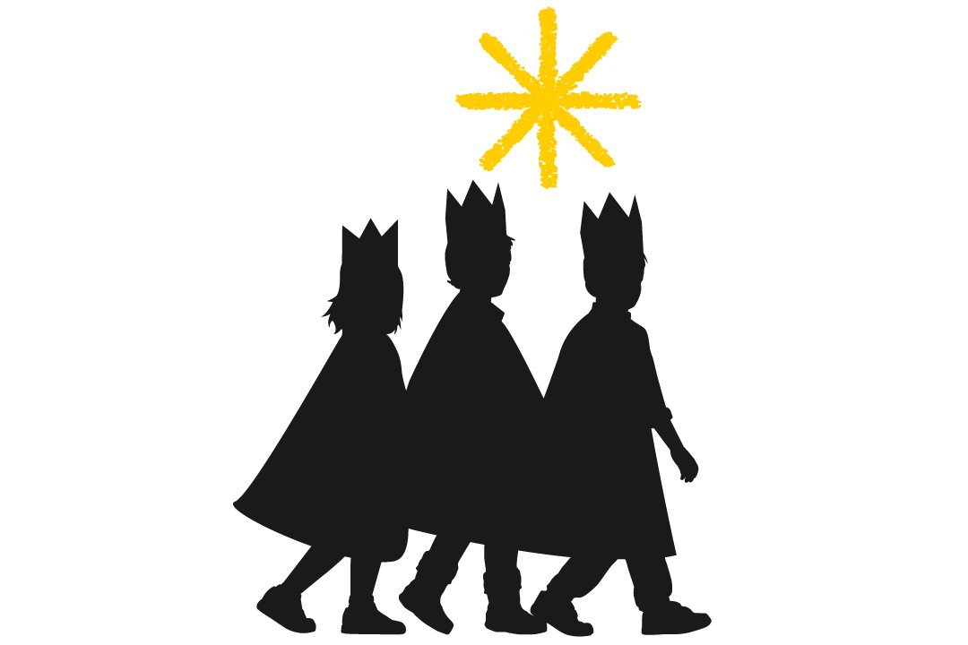 Sternsinger-Silhouette (c) Kindermissionswerk