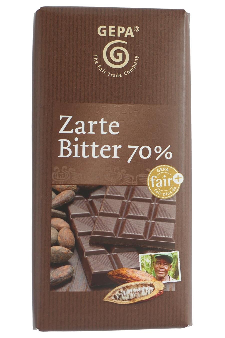 Schokolade Zarte Bitter 70% (c) M. Kerk