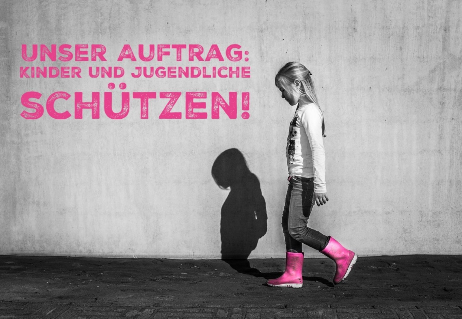 Unser Auftrag: Kinder schützen! (c) Pixabay.de