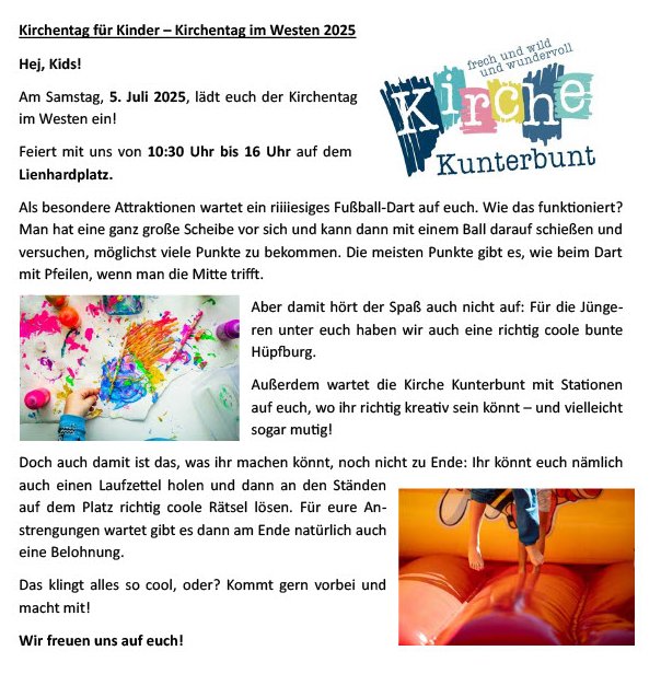 KiW für Kinder